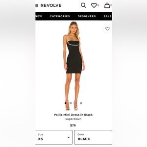 NWOT Superdown Pollie minidress bodycon